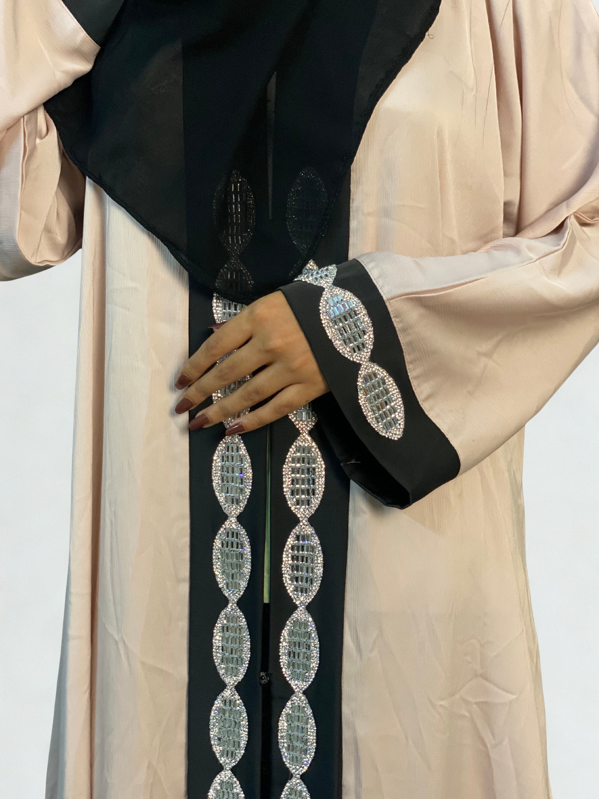 Lutfaz Premium Jafran Fabric Mahrom Borka - Vanilla