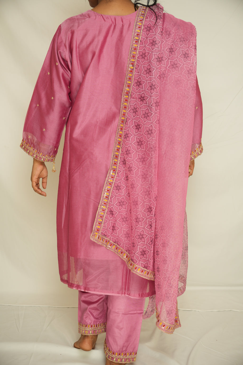 Royal Magenta Gotta Patti and Sequin Suit