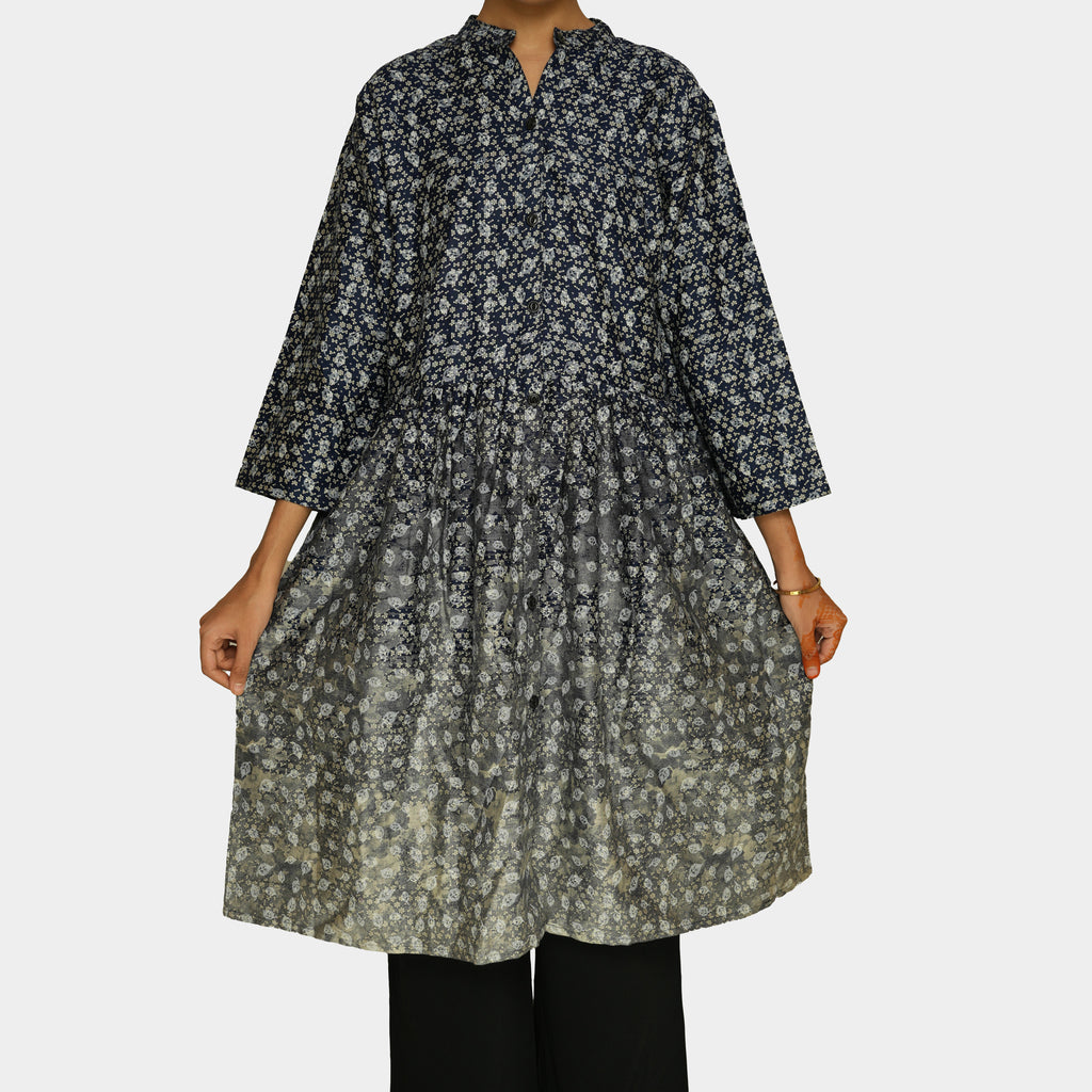 Artisan Floral Peasant Top