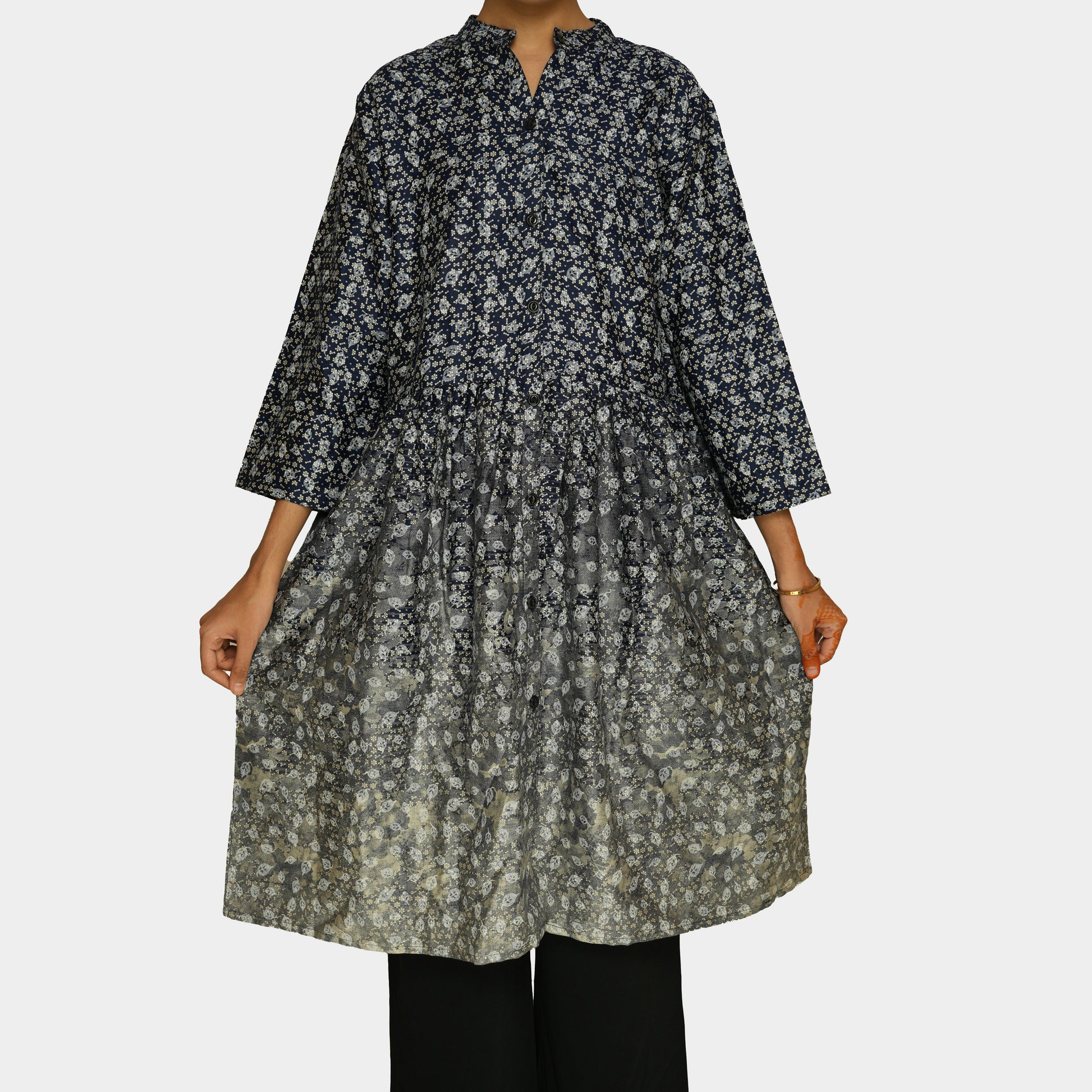 Artisan Floral Peasant Top