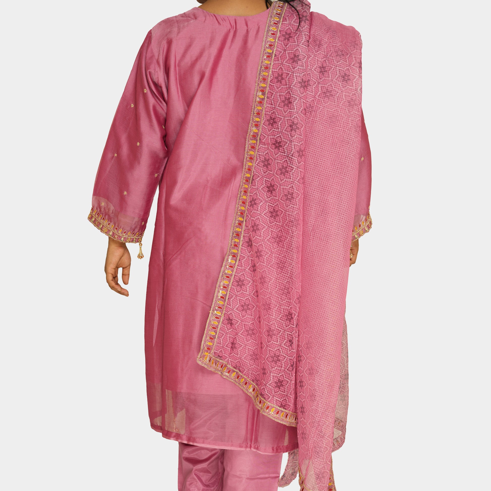 Royal Magenta Gotta Patti and Sequin Suit