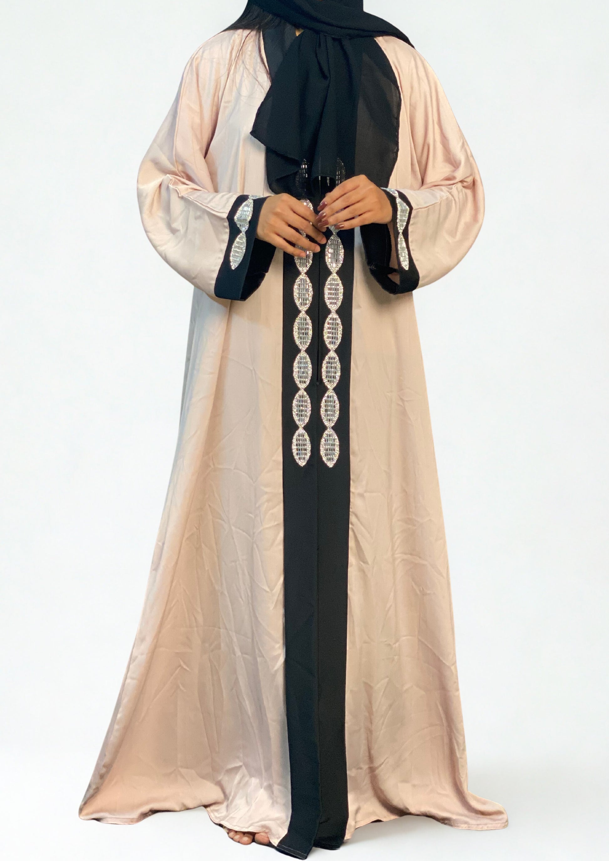 Lutfaz Premium Jafran Fabric Mahrom Borka - Vanilla